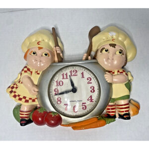 Vintage 90's Campbell Soup Kids Wall Clock Plastic DOESN'T WORK